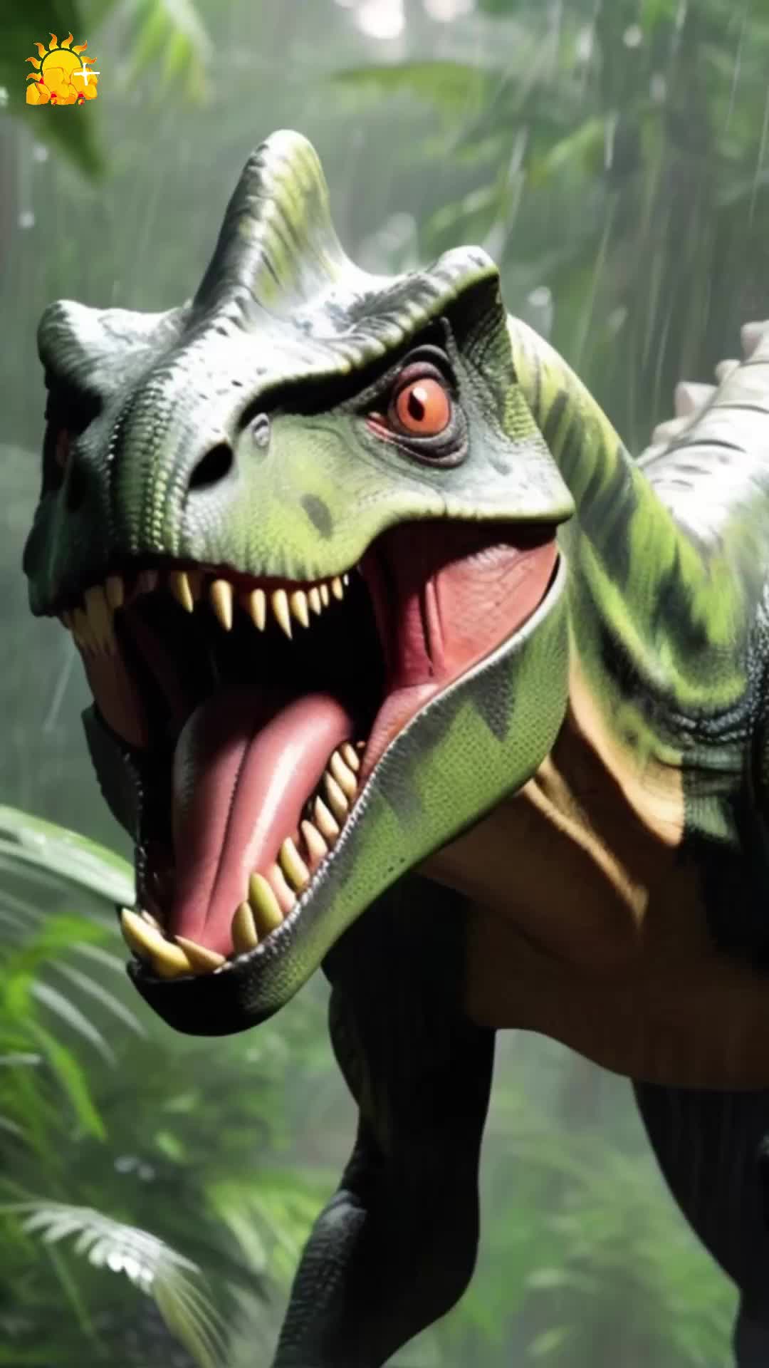 Dino 😪 Humor 🇩🇪 Wie nennt man einen Dinosaurier, der immer pünktlich ist?