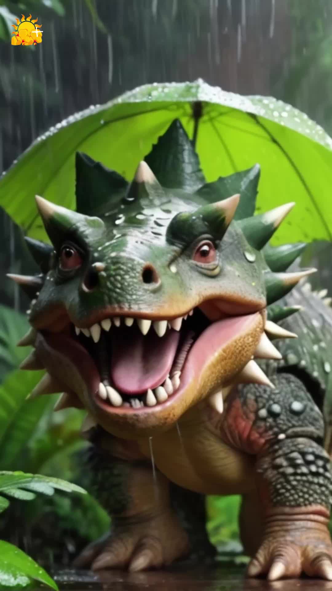 Dino 😊 Joke 🇺🇸 What makes more noise than a dinosaur?