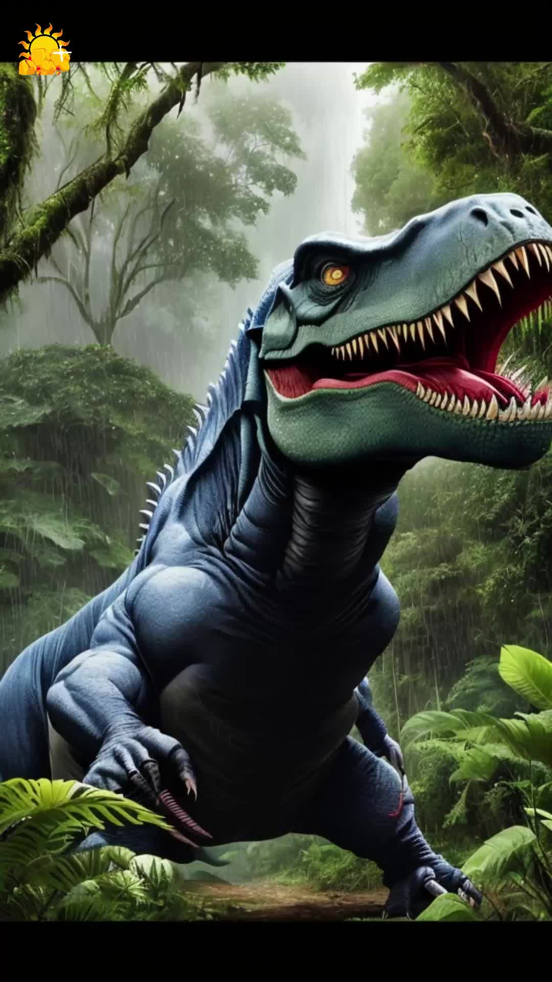 Dino 🤒 Umorismo 🇮🇹 Qual è la cosa migliore da fare quando si vede un Tyrannosaurus Rex?