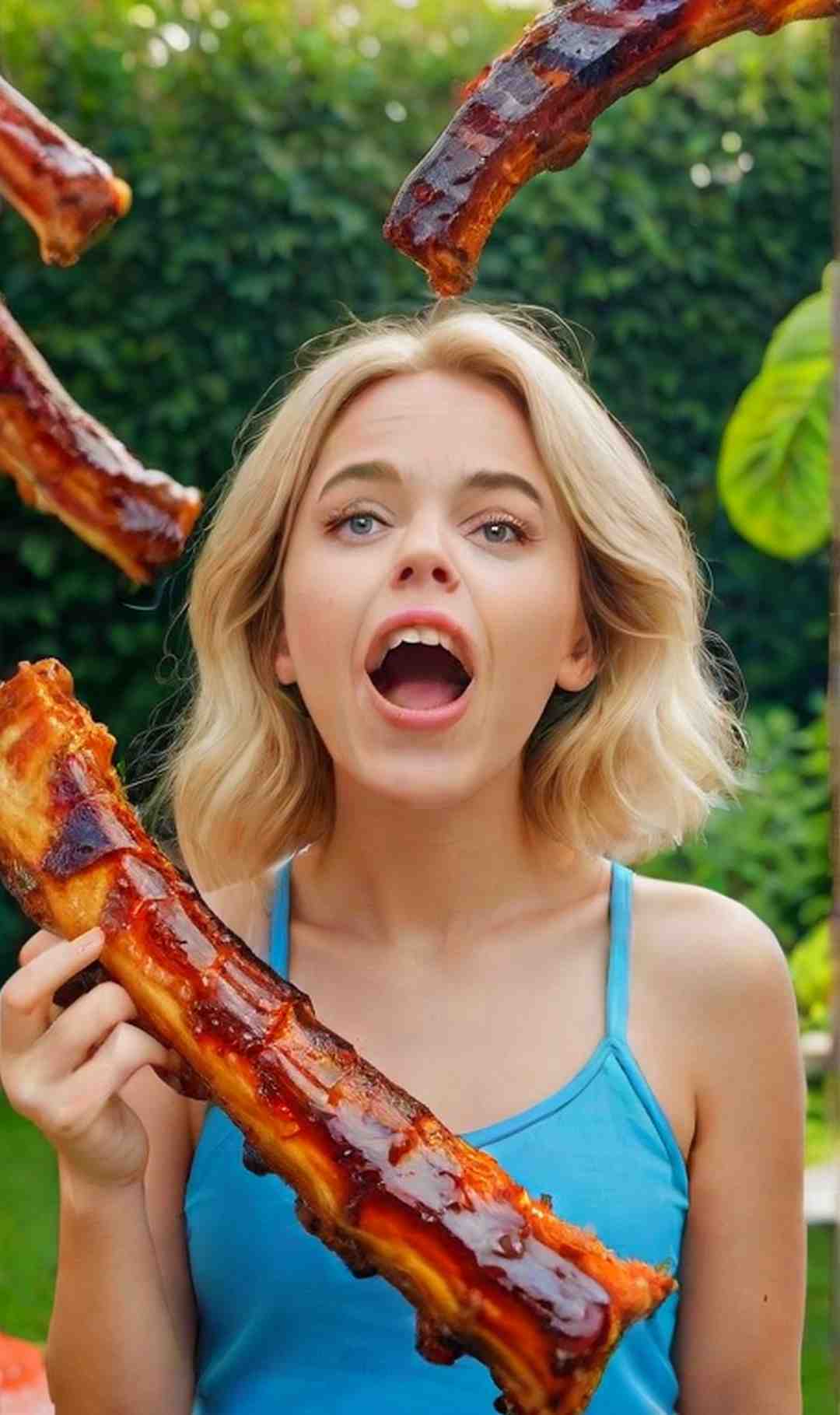 😇 ¿Comes costillas a la barbacoa con los dedos?